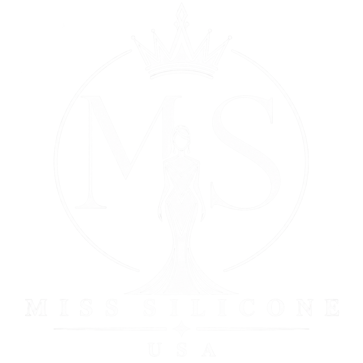 Logotipo de Miss Silicone USA